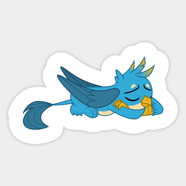 Sleeping Gallus Sticker by CloudyGlow